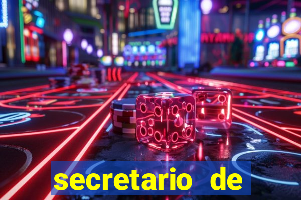 secretario de esporte salario